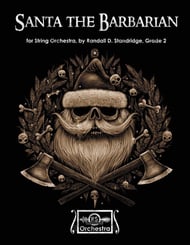 Santa the Barbarian Orchestra sheet music cover Thumbnail